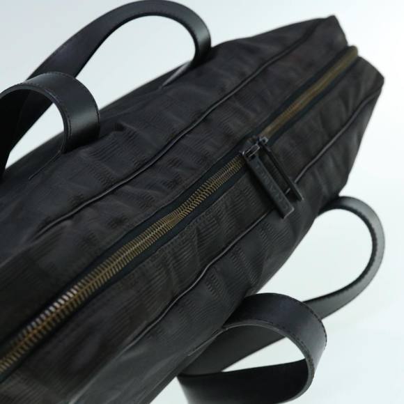 CHANEL New Travel Line Tote Bag Nylon Black CC Auth fm3104 - Picture 6 of 16